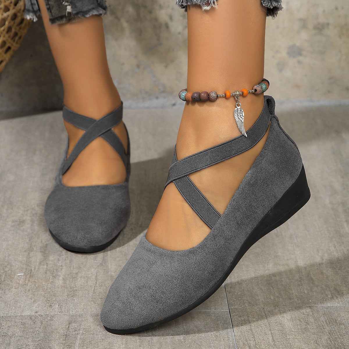 Ultrakomfortable leichte rutschfeste orthopädische Flachschuhe für ganztägige Unterstützung – Bild 4