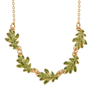 Gold Oak Leaf Choker
