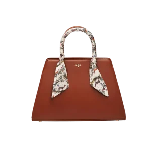Grace Structured Tote in Tan