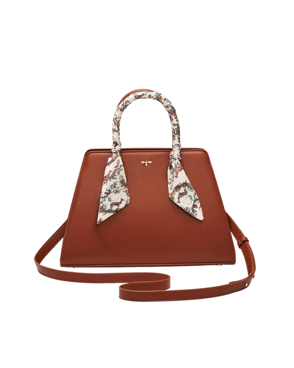 Grace Structured Tote in Tan – Bild 4