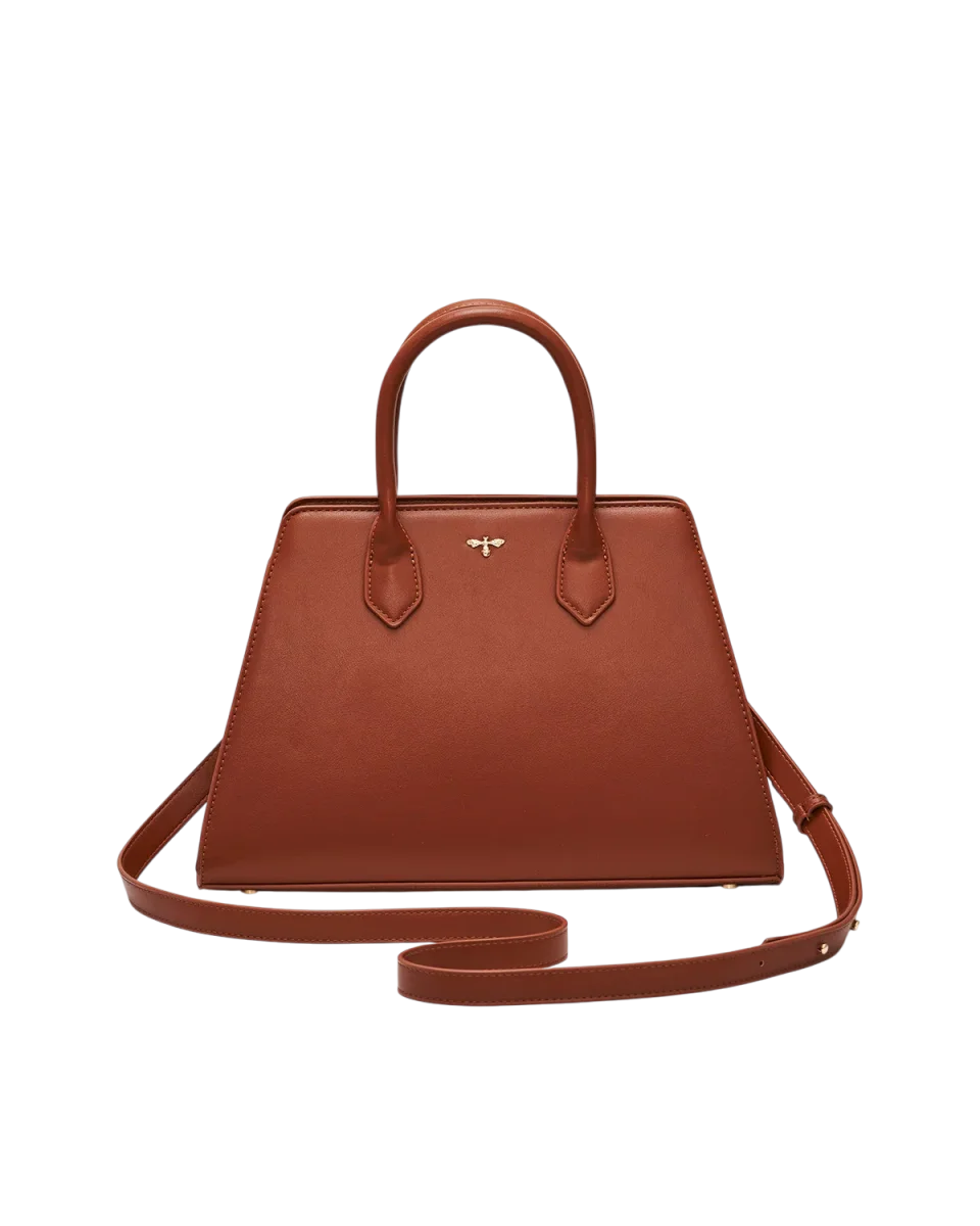 Grace Structured Tote in Tan – Bild 8