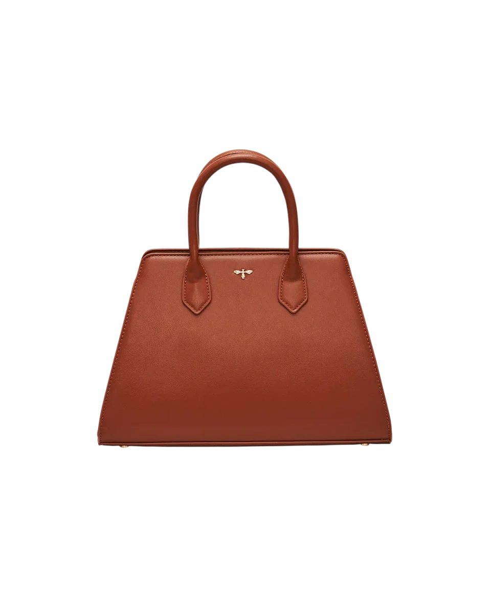 Grace Structured Tote in Tan – Bild 9