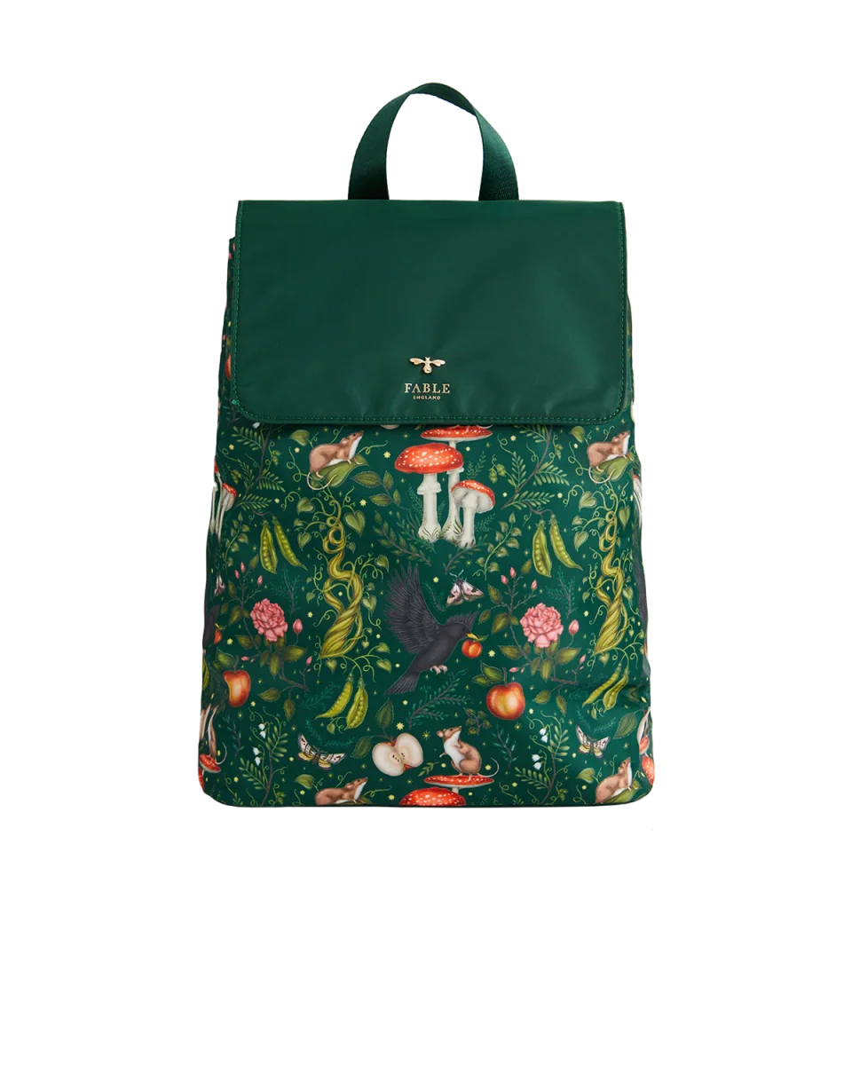Green Catherine Rowe Into the Woods Backpack