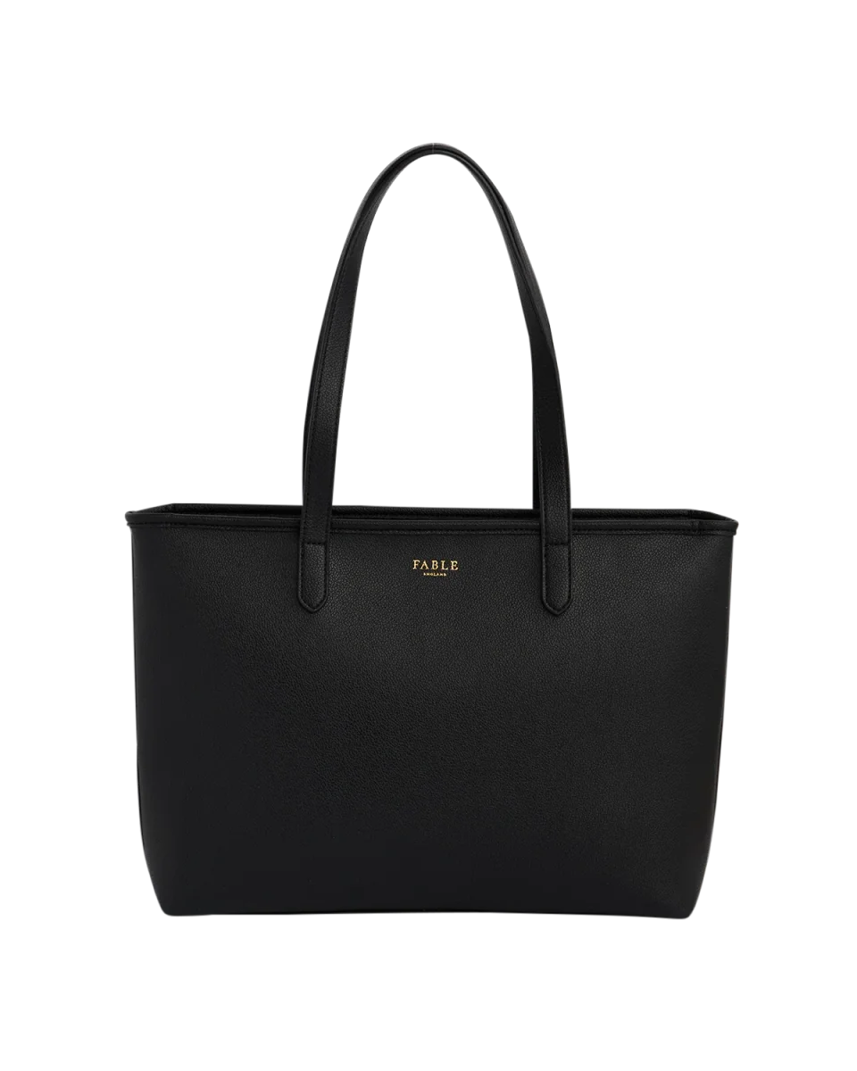 Laura Celestial Black Grab Tote