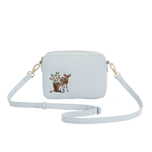 Charlotte Strawberry & Fawn Blue Embroidered Camera Bag