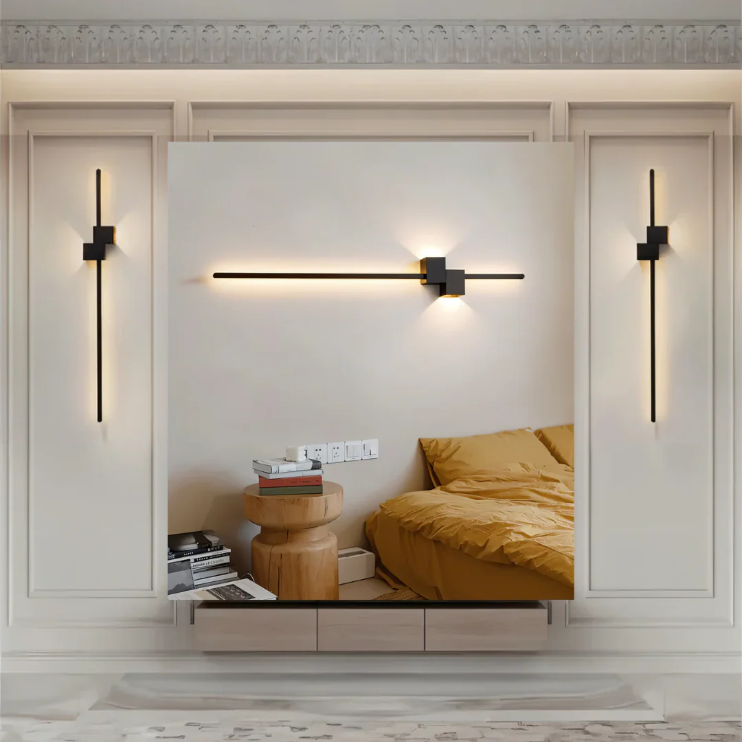 Moderne elegante LED-Wandlampe für stilvolle Beleuchtung