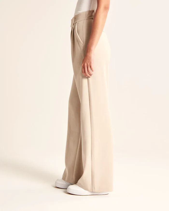 Bequeme Weite Hosen Damen Baumwolle – Bild 5