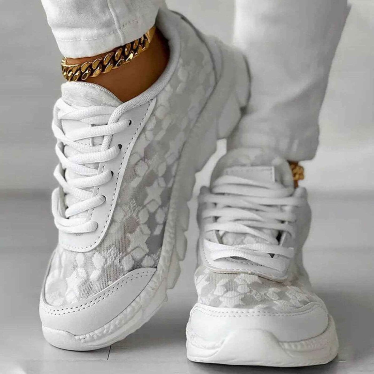 Atmungsaktive orthopädische Sneaker - Ganztägiger Komfort und Unterstützung für Reisen und ausgedehnte Stadtspaziergänge – Bild 5