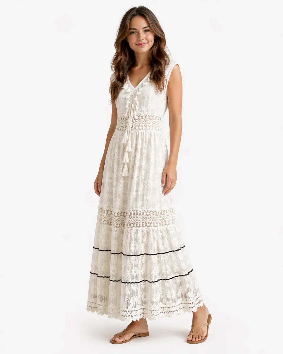 Luftiges Damenkleid für Sommerliche Anlässe – Bild 3
