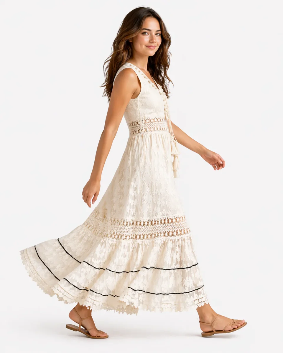 Luftiges Damenkleid für Sommerliche Anlässe – Bild 6