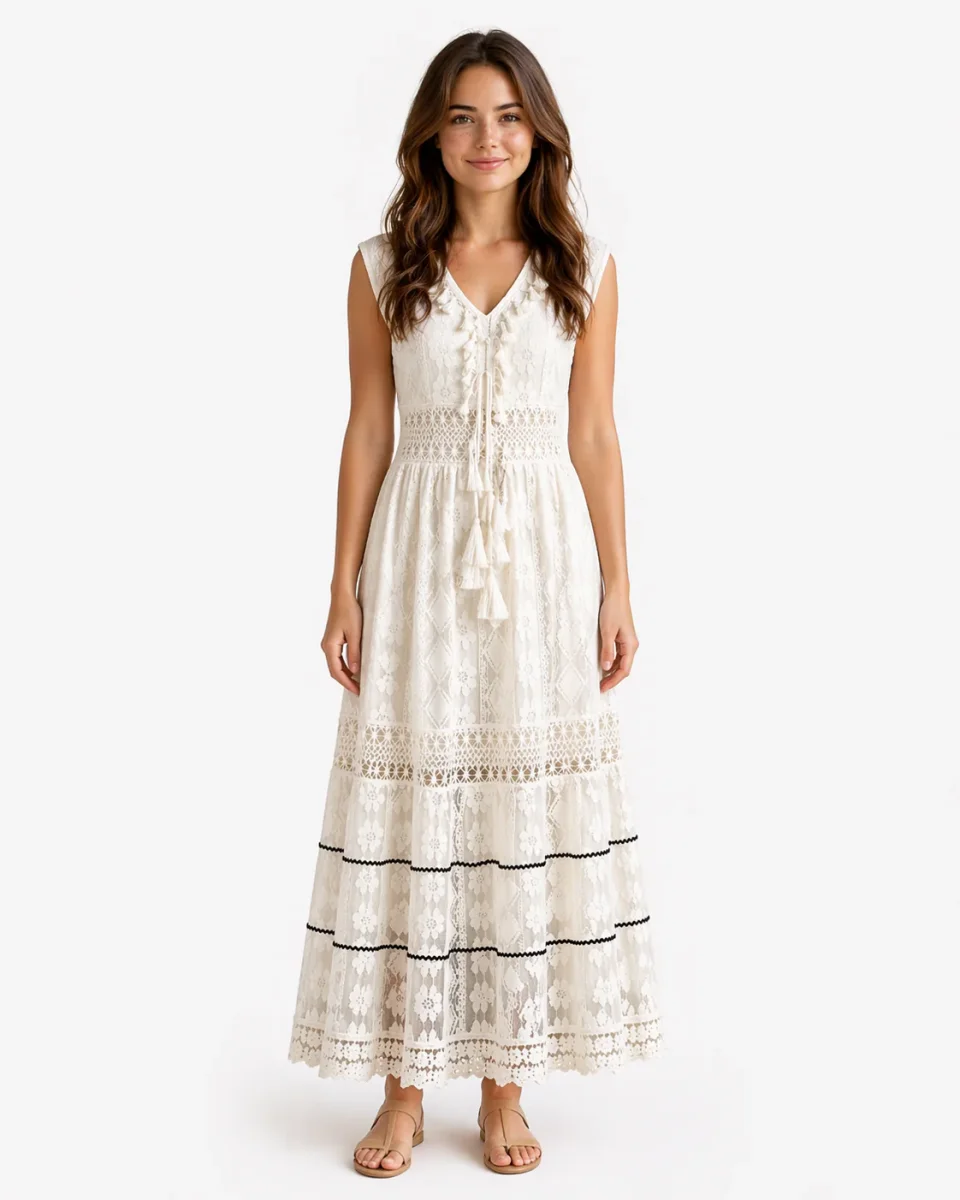 Luftiges Damenkleid für Sommerliche Anlässe – Bild 4