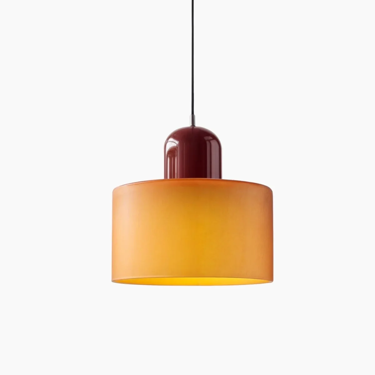Moderne LED Glaspendel mit E27 Fassung
