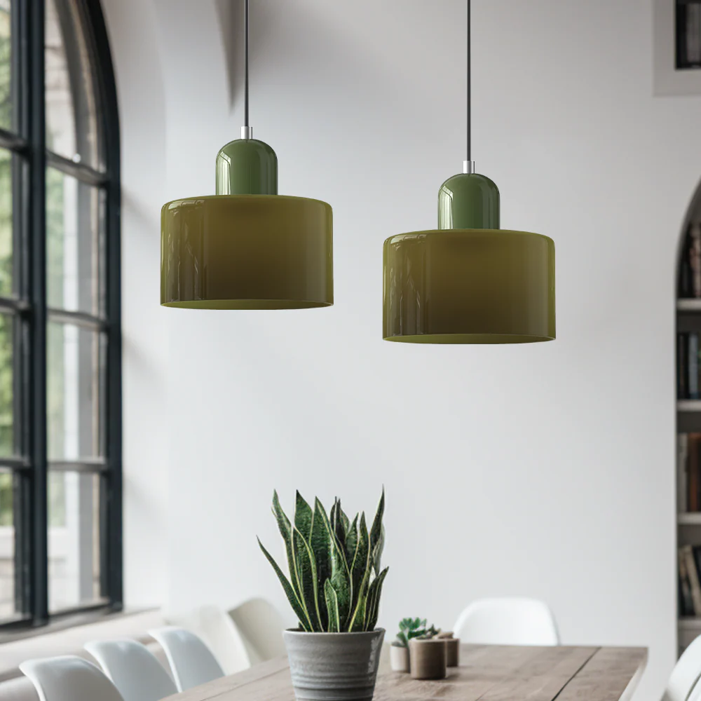 Moderne LED Glaspendel mit E27 Fassung – Bild 4