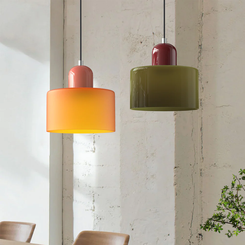 Moderne LED Glaspendel mit E27 Fassung – Bild 5