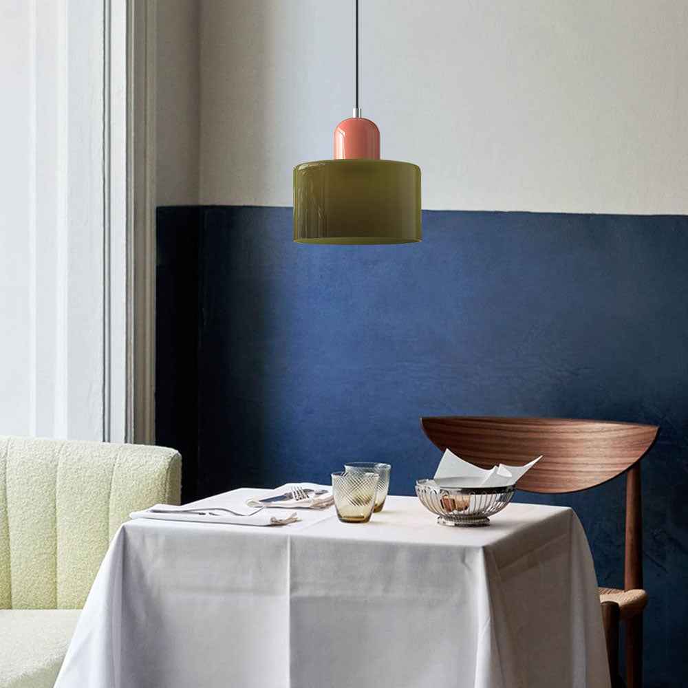 Moderne LED Glaspendel mit E27 Fassung – Bild 6