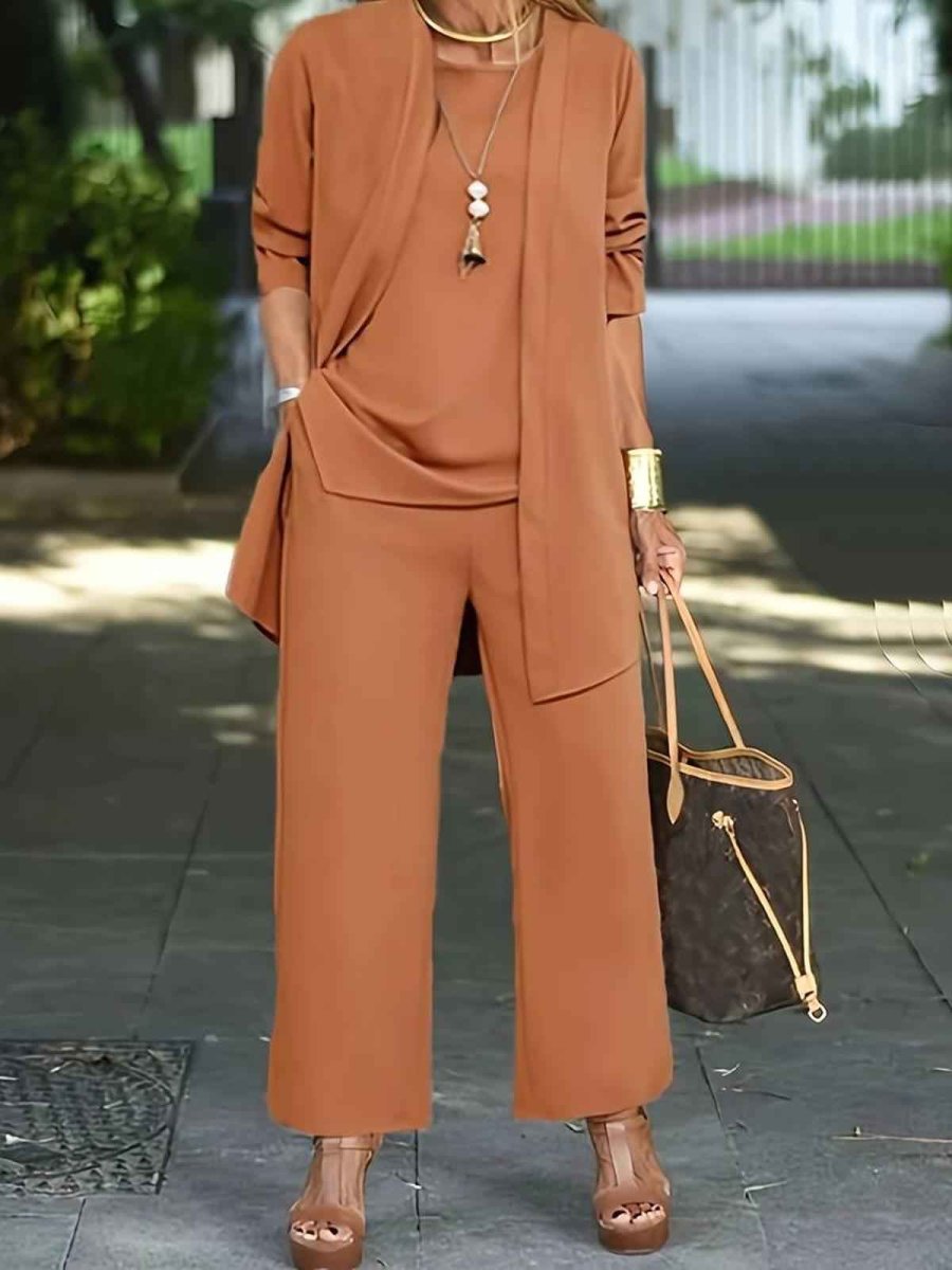 Bequeme Damen-Bermuda-Set Bethany – 3-teiliges Komfort-Outfit