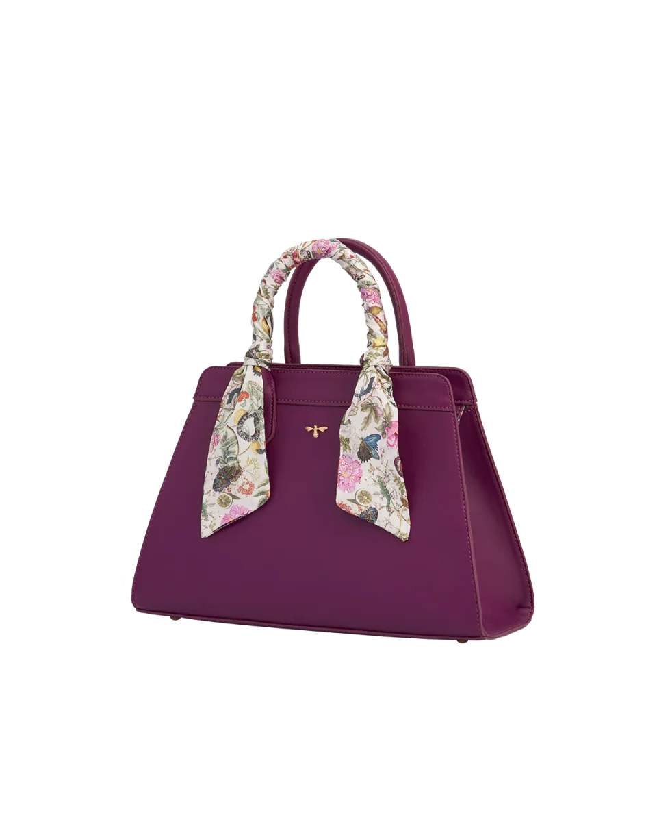 Floral Engravings Large Plum Tote – Bild 5