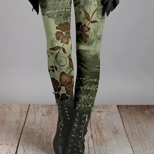 Damen Retro-Leggings mit Ethno-Muster - Stilvoll & Bequem