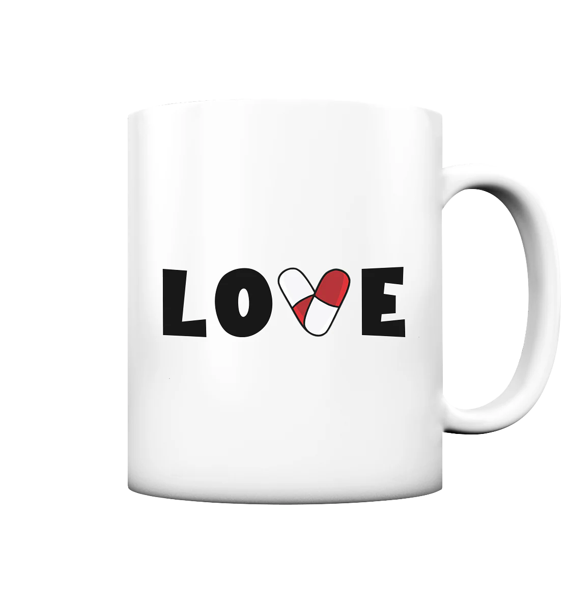 LOVE - Tasse matt