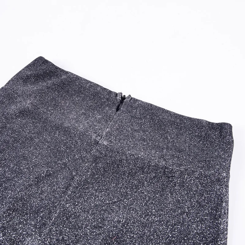 Elegante Damen-Hohe Taille-Hose mit Glitzer für einen glamourösen Look – Bild 6